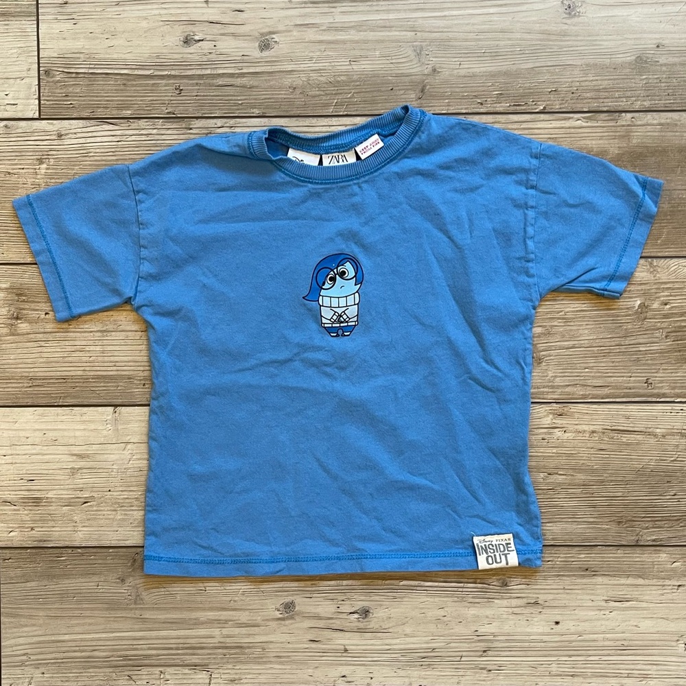 Zara | Disney Inside Out Sadness T-Shirt | Size: 3